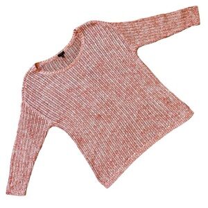 Talbots Women's Rose Pink Knit 3/4 Sleeve Open Knit Sweater size 1x